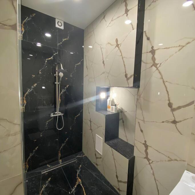 ヴィリニュスAngelu Willos Apartamentaiアパートメント エクステリア 写真