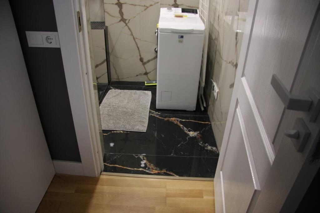ヴィリニュスAngelu Willos Apartamentaiアパートメント エクステリア 写真